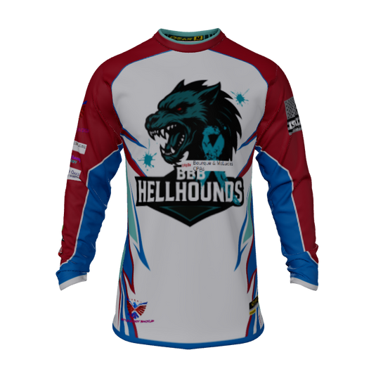 Mens Jerseys LS Hawk Crew Neck Longsleeve Jersey 2.0. (x 4)