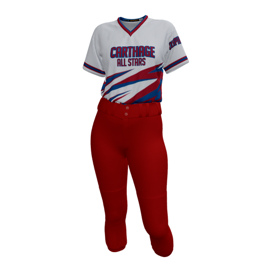 Packages Ninja Ladies Softball V-Neck Short Sleeve 2.50 Sets. (x 12)