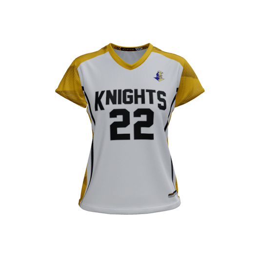 Ladies Custom Jerseys Oasis 2.0 Ladies V-Neck Cap-Sleeve 2.50. (x 1)