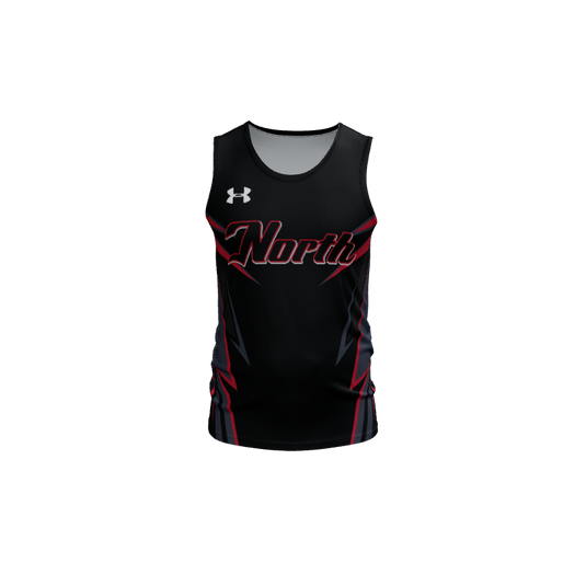 Mens Jerseys Hawk Track Fitted Singlet. (x 6)