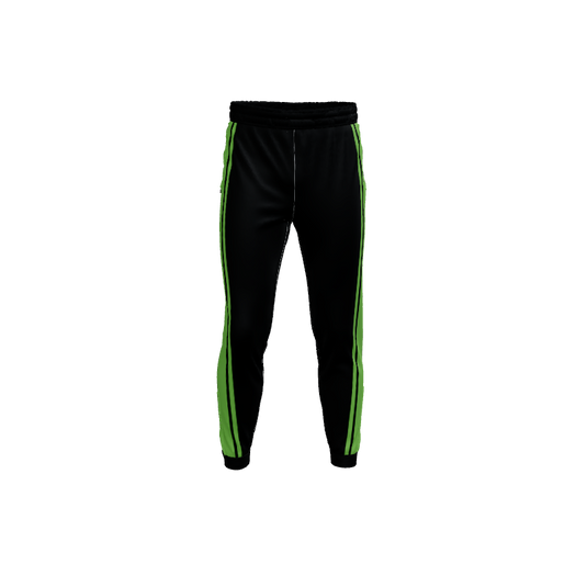 Mens Custom Pants Wide Stripe Active Zipped Leg Jogger. (x 1)