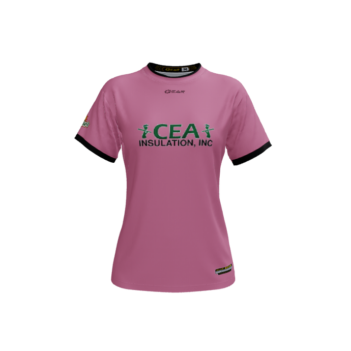 Ladies Custom Jerseys Splat Crew Neck ECO Ladies Jerseys. (x 16)
