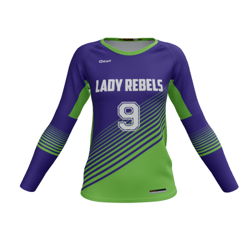 Ladies Custom Jerseys Tricks Pro Cut Volleyball Game Jersey. (x 3)