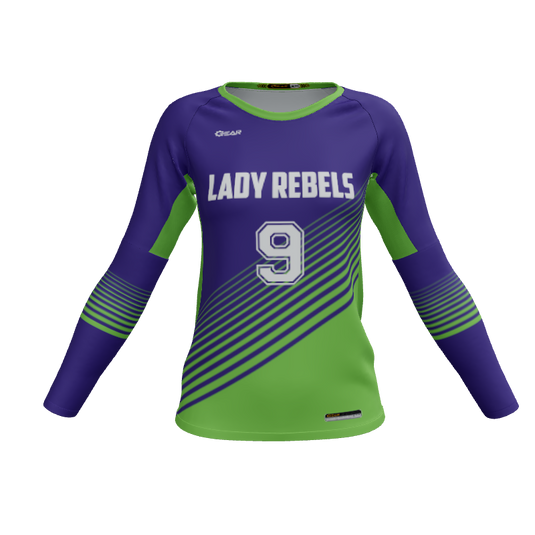 Ladies Custom Jerseys Tricks Pro Cut Volleyball Game Jersey. (x 3)