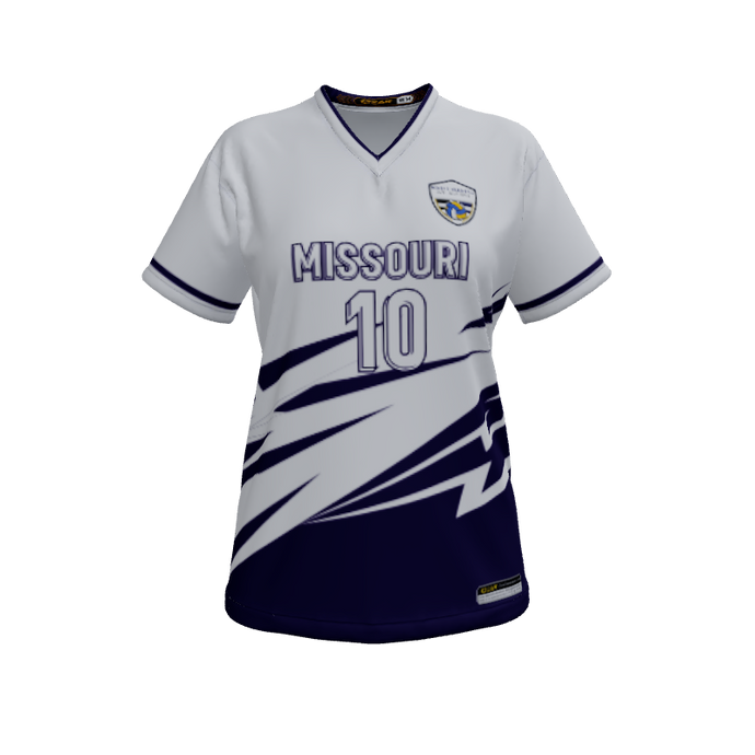 Ladies Custom Jerseys Ninja Ladies V-Neck Short Sleeve 2.50. (x 14)