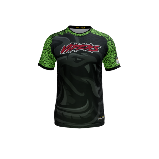 Mens Jerseys Viper Mascot Crew Neck Short Sleeve Jersey. (x 6)