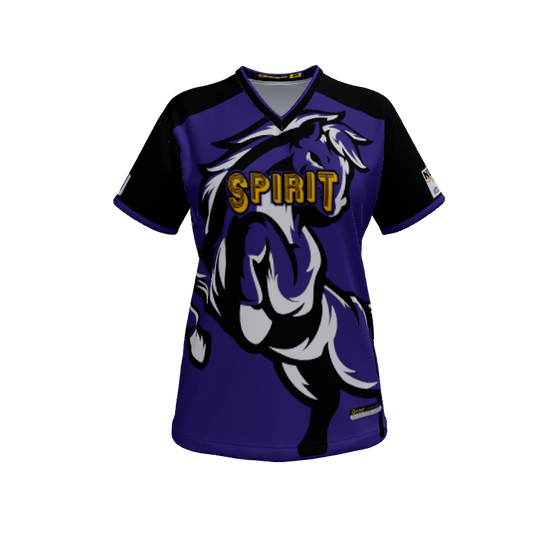 Ladies Custom Jerseys Mustang Womens VNeck Jersey 2.0. (x 13)