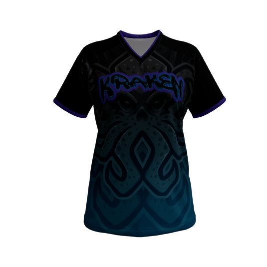 Ladies Custom Jerseys Octopus Ladies Mascots Short Sleeve. (x 7)