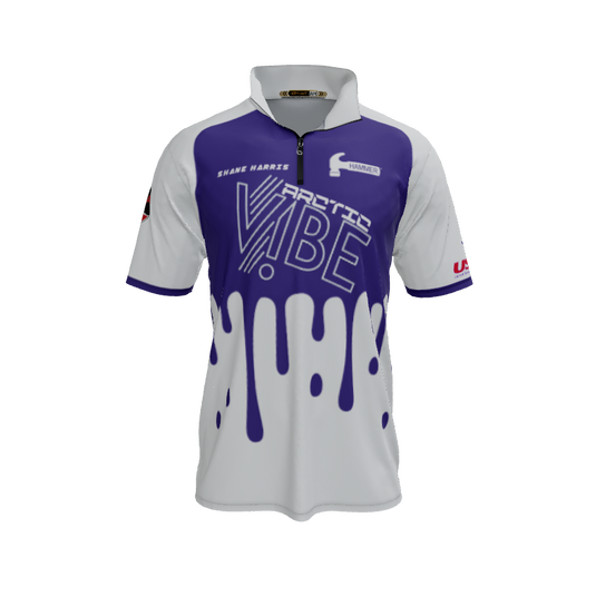 Collared Shirts Splash QTR Zip Short Sleeve. (x 1)