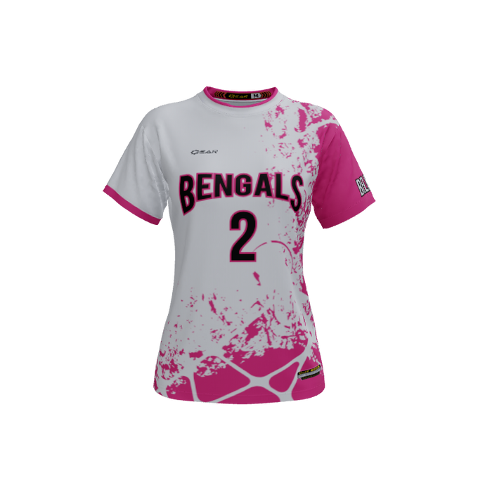 Ladies Custom Jerseys Racer Crew Neck ECO Ladies Jerseys. (x 18)