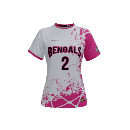 Ladies Custom Jerseys Racer Crew Neck ECO Ladies Jerseys. (x 18)