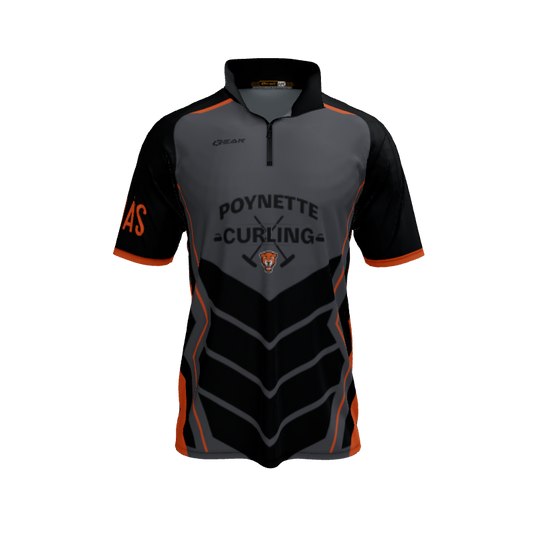 Collared Shirts Gamer QTR Zip Short Sleeve. (x 1)