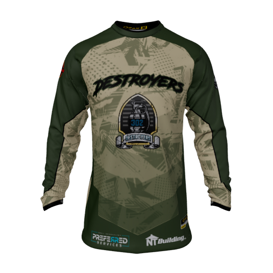 Mens Jerseys LS Chevron Crew Neck Longsleeve Jersey 2.0. (x 10)