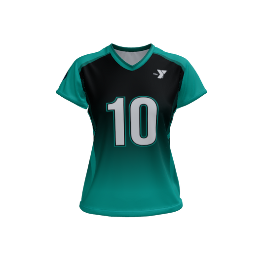 Ladies Custom Jerseys Scream 2.0 Ladies V-Neck Cap-Sleeve 2.50. (x 32)