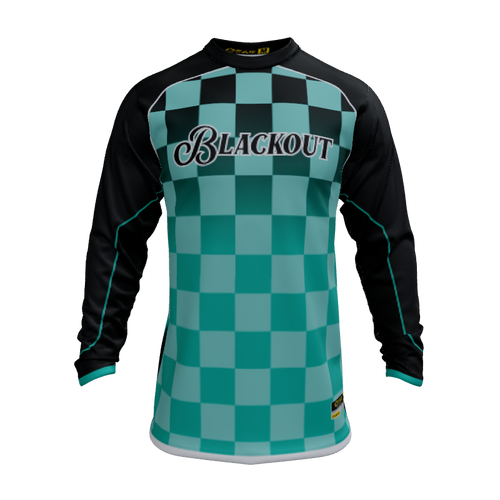 Mens Jerseys LS Checkers Crew Neck Longsleeve Jersey 2.0. (x 1)