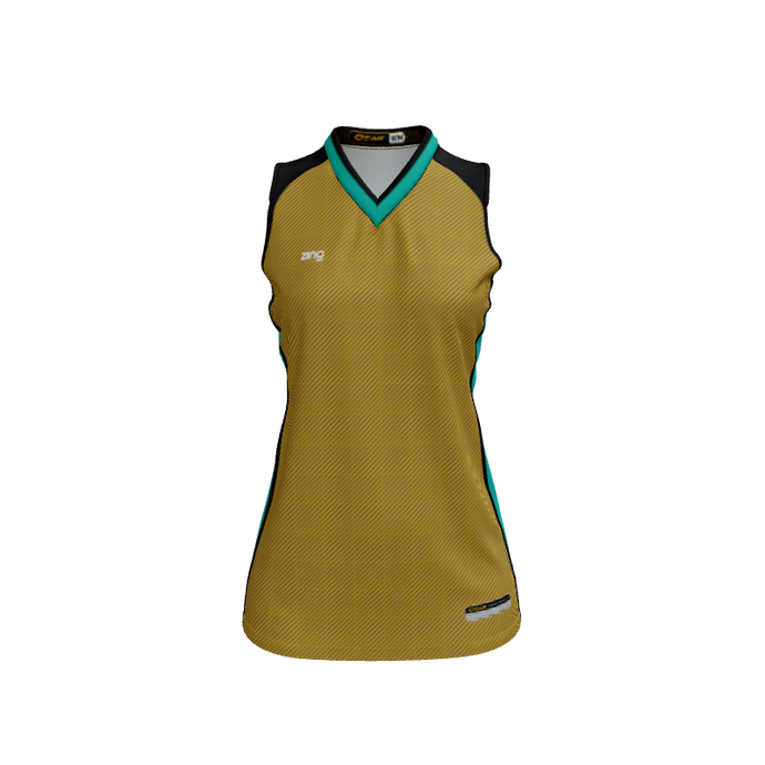 Ladies Custom Jerseys Zero Custom Ladies V-Neck Sleeveless Jersey. (x 3)