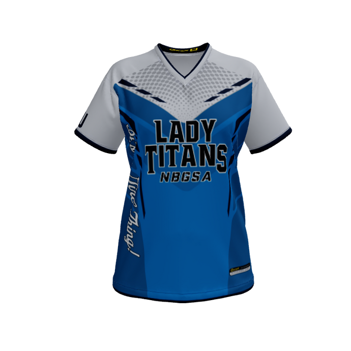 Ladies Custom Jerseys Cobra Womens VNeck Jersey 2.0. (x 1)