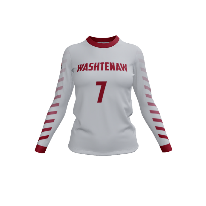 Ladies Custom Jerseys Core Ladies ECO Long Sleeve Crew Jersey. (x 4)