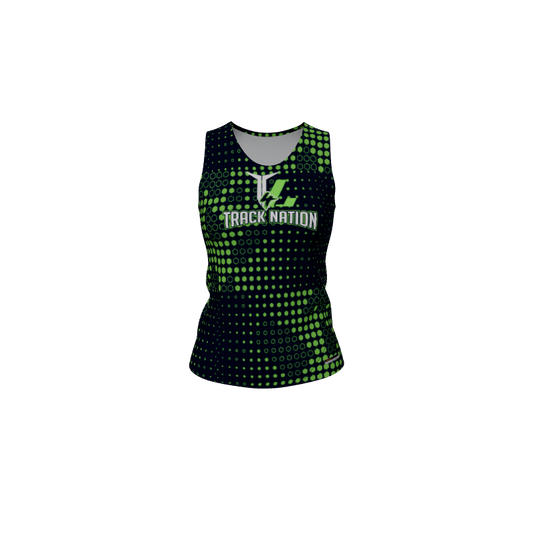 Ladies Custom Jerseys Core Ladies Fitted Track Singlet. (x 1)