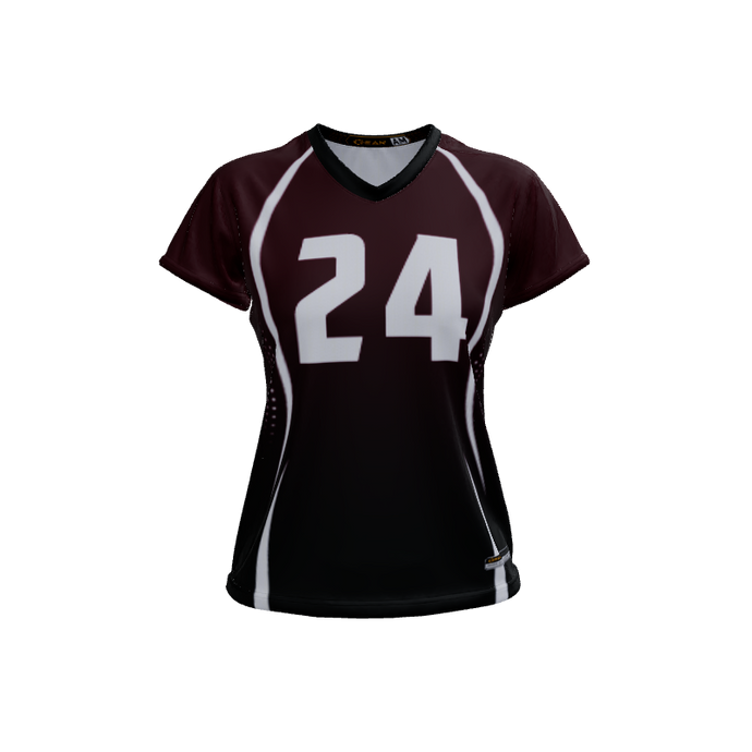 Ladies Custom Jerseys Dublin Ladies V-Neck Cap-Sleeve 2.50. (x 39)