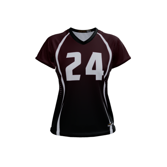 Ladies Custom Jerseys Dublin Ladies V-Neck Cap-Sleeve 2.50. (x 39)