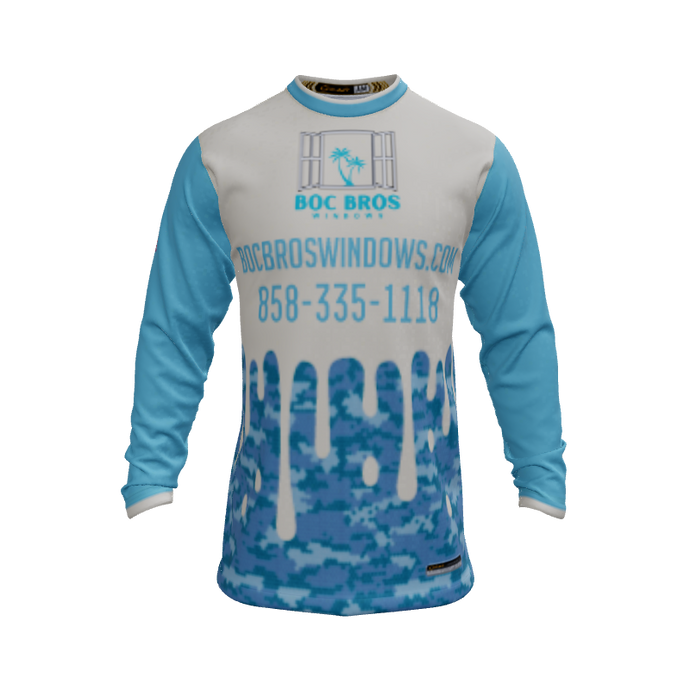 Mens Jerseys Splash Long Sleeve Crew Neck Jersey. (x 2)