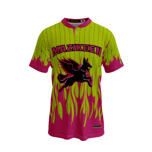 Mens Jerseys Fire Mens Two Button Jersey. (x 1)