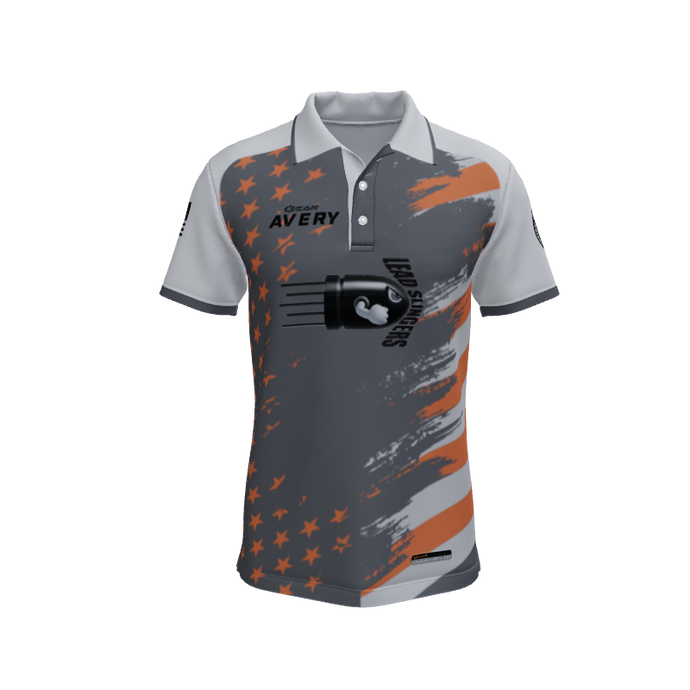 Mens Polos Old Glory Custom Polo V3. (x 28)