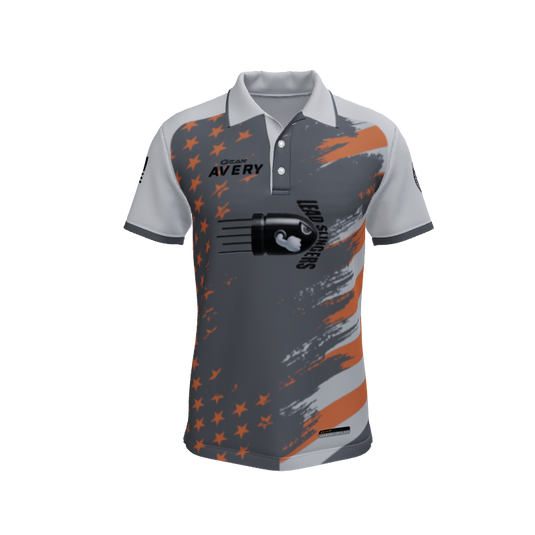Mens Polos Old Glory Custom Polo V3. (x 28)