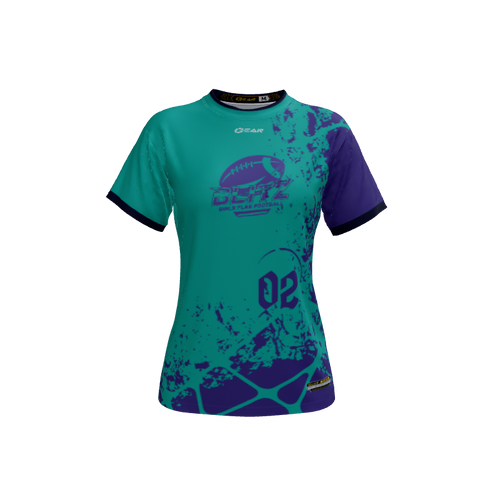 Ladies Custom Jerseys Racer Crew Neck ECO Ladies Jerseys. (x 10)