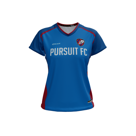 Ladies Custom Jerseys Bombshell 2.0 Ladies V-Neck Cap-Sleeve 2.50. (x 1)