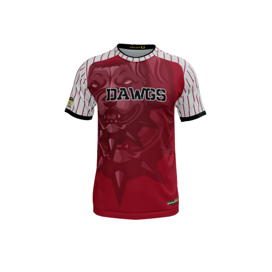 Mens Jerseys Bulldog 2 Mascot Crew Neck Short Sleeve Jersey. (x 3)