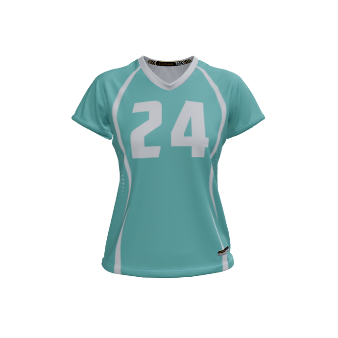 Ladies Custom Jerseys Dublin Ladies V-Neck Cap-Sleeve 2.50. (x 27)