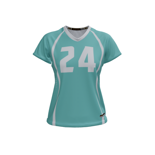 Ladies Custom Jerseys Dublin Ladies V-Neck Cap-Sleeve 2.50. (x 27)