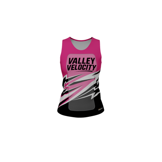 Ladies Custom Jerseys Ninja Ladies Fitted Track Singlet. (x 13)
