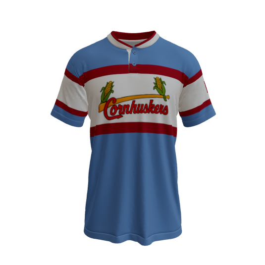 Mens Jerseys Clean Up Mens Two Button Jersey. (x 1)