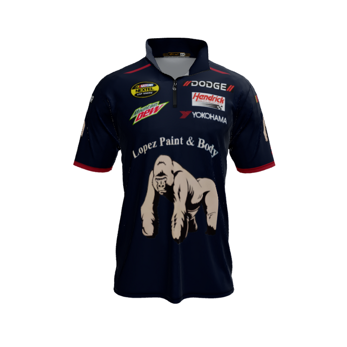 Collared Shirts Lazer QTR Zip Short Sleeve. (x 2)