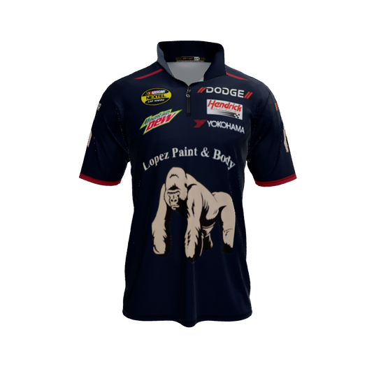 Collared Shirts Lazer QTR Zip Short Sleeve. (x 2)