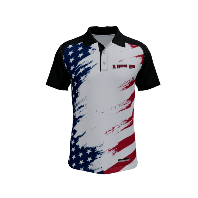 Mens Polos Old Glory Custom Polo V3. (x 4)