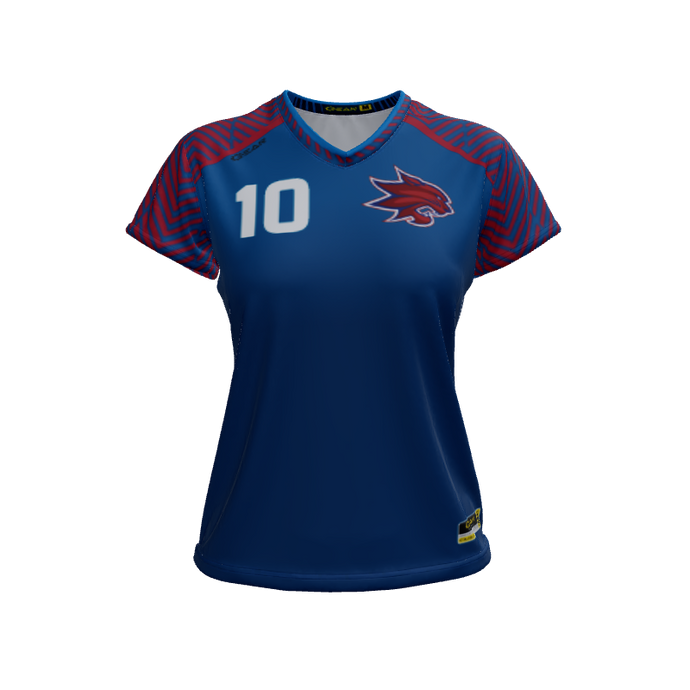 Ladies Custom Jerseys Core Womens Cap Sleeve Volleyball Jersey. (x 36)