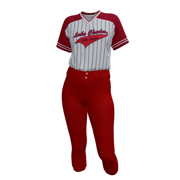 Packages Fly Ladies Softball V-Neck Short Sleeve 2.50 Sets. (x 26)