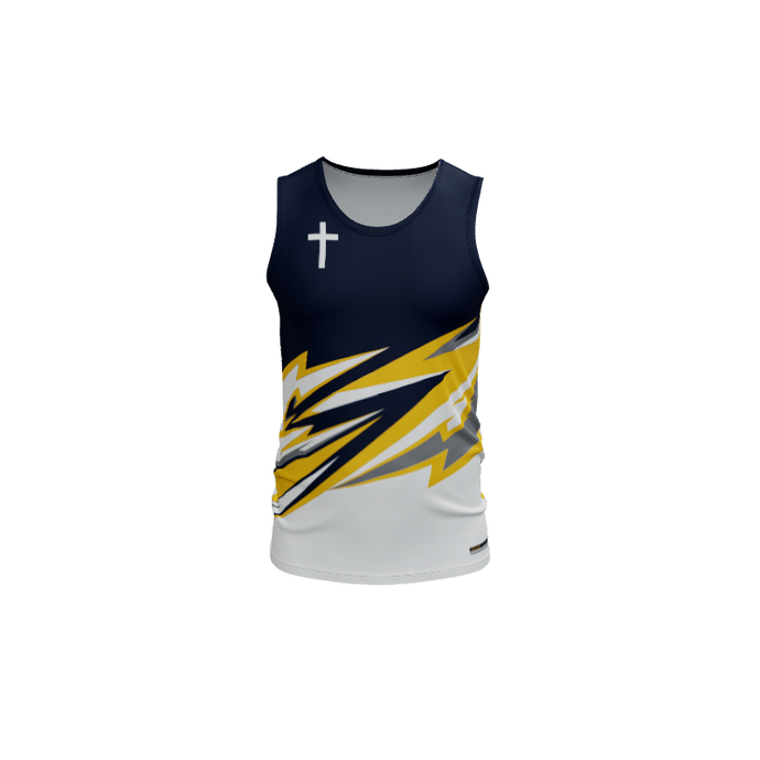 Mens Jerseys Ninja Track Fitted Singlet. (x 1)