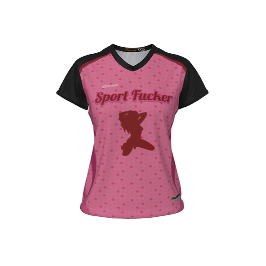 Ladies Custom Jerseys Scream 2.0 Ladies V-Neck Cap-Sleeve 2.50. (x 1)