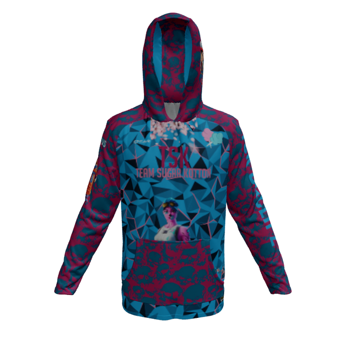 Hoodies Shatter Lightweight Long Sleeve Hoodie w/Pocket. (x 1)