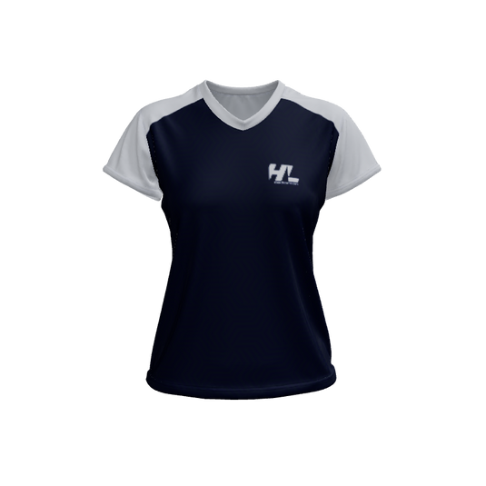 Ladies Custom Jerseys Core Ladies V-Neck Cap-Sleeve 2.50. (x 1)