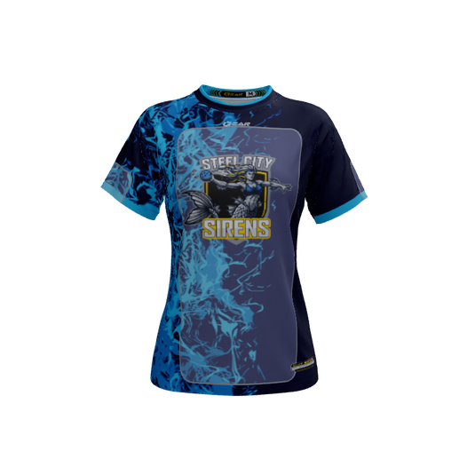 Ladies Custom Jerseys Darkness Crew Neck ECO Ladies Jerseys. (x 8)