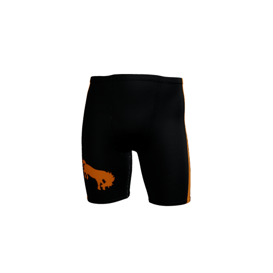 Mens Shorts Side Effects 3 Track Compression Short. (x 6)