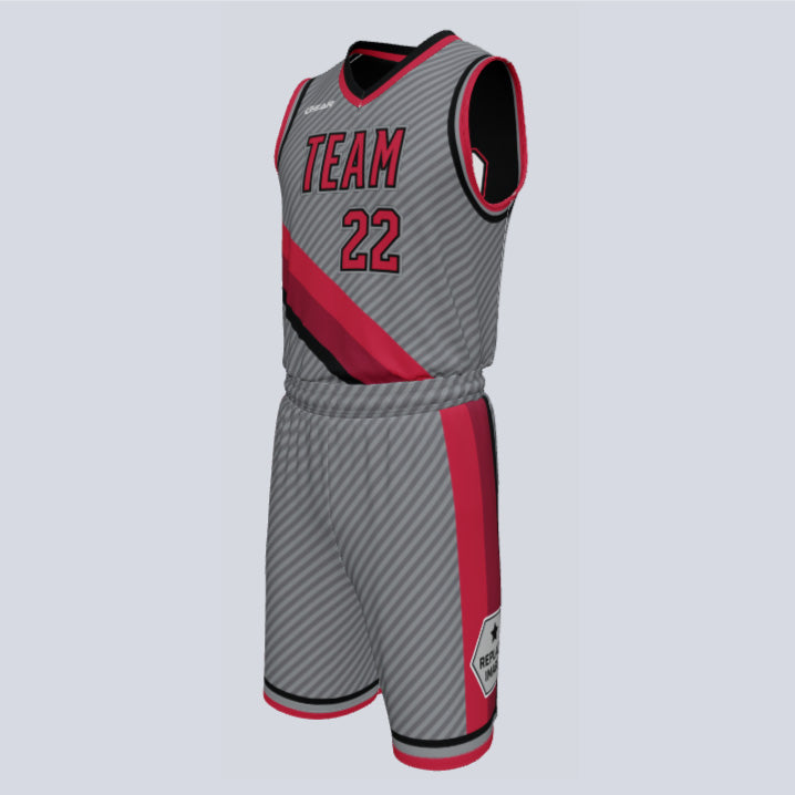Load image into Gallery viewer, Custom Reversible Double Ply Basketball Admiral Uniform
