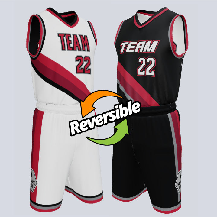 Load image into Gallery viewer, Custom Reversible Double Ply Basketball Admiral Uniform
