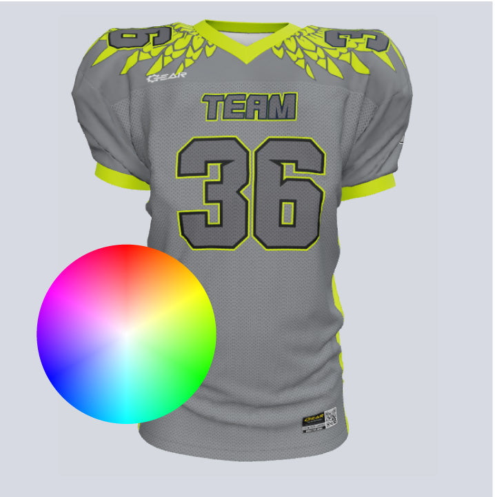 Load image into Gallery viewer, Custom Attack Wing Loose-Fit Football Jersey
